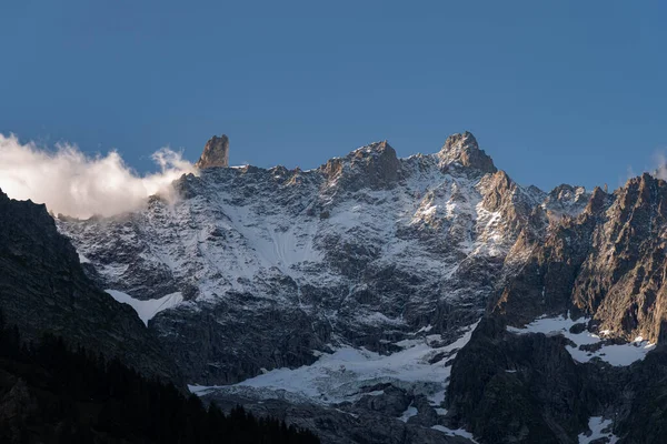 Valle Aosta Italia Massiccio Del Monte Bianco — Foto Stock