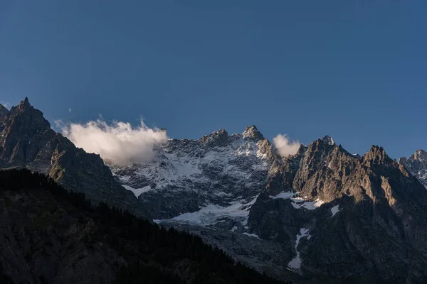 Valle Aosta Italia Massiccio Del Monte Bianco — Foto Stock