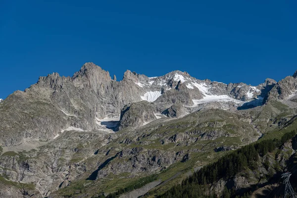Valle Daosta Itália Mont Blanc Maciço — Fotografia de Stock