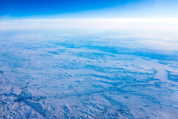 Campos de neve — Fotografia de Stock