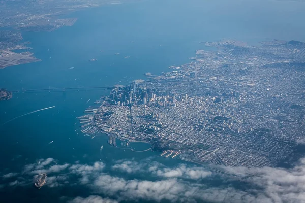 Сан-Франциско з неба — стокове фото