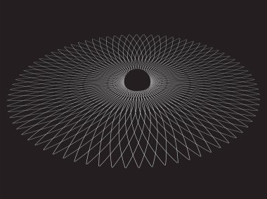 Kara delik. Soyut vektör arka planı