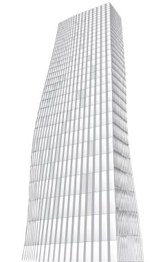 Soyut doodle yüksek binalar