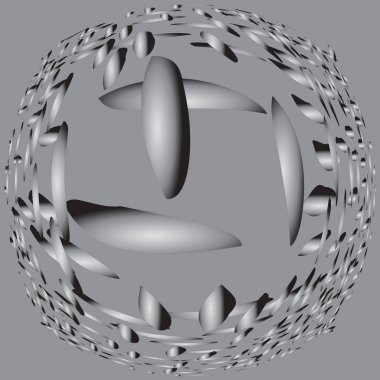 Noktalı Yarı Tonlu Vektör Deseni veya Doku