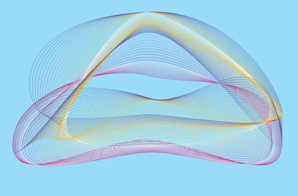 Abstrakt linjär färgglad bakgrund — Stock vektor