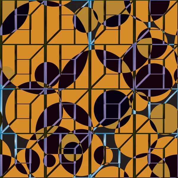 Abstracte geometrische kleurrijke naadloze achtergrond — Stockvector