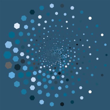 Soyut altıgenler arka plan