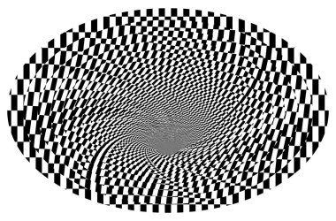 Noktalı Yarım Tonlu Vektör Döner Deseni veya Doku