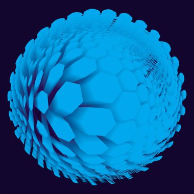 Soyut altıgenler arka plan