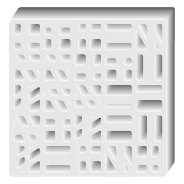 Dekoratif gri ızgara