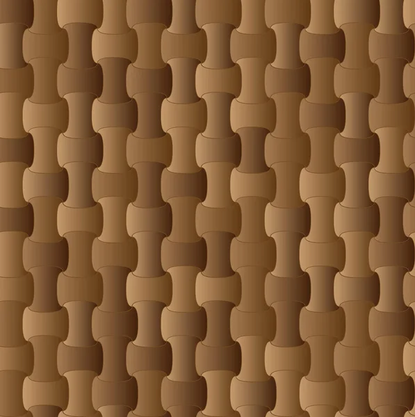 Tapete Holzrelief Ornament Mosaik Nahtloser Hintergrund Mit Holzstruktur — Stockvektor