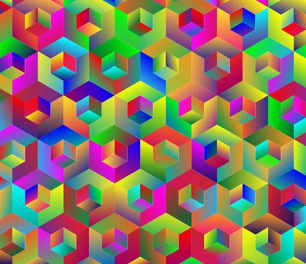Fondo Colorido Abstracto Estructura Ruido Con Cubos Imagen Vectorial — Vector de stock