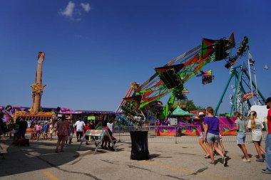 Barselona şehrindeki büyük eğlence parkı.