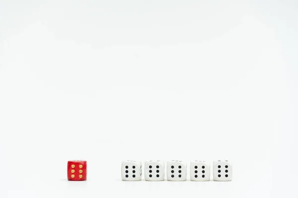 다양성을 상징 하는 다른 큐브 — 스톡 사진