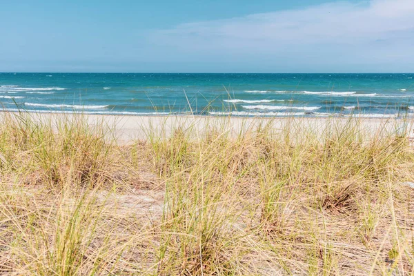 The view over the dune of the Baltic Sea in beautiful weather — Stock Photo, Image