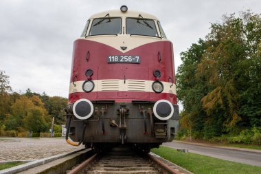 zaman Deutsche Reichsbahn eski bir tarihsel tren