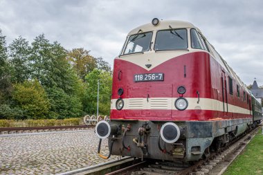 zaman Deutsche Reichsbahn eski bir tarihsel tren