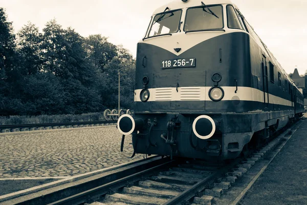 Un antiguo tren histórico de la Deutsche Reichsbahn de la época — Foto de Stock