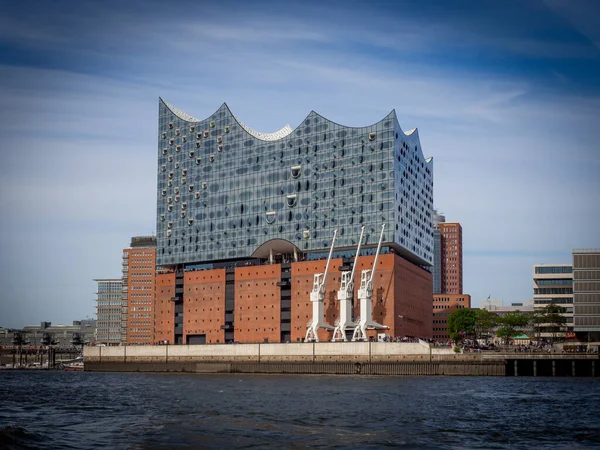 Elbphilharmonie Con Amburgo Estate — Foto Stock