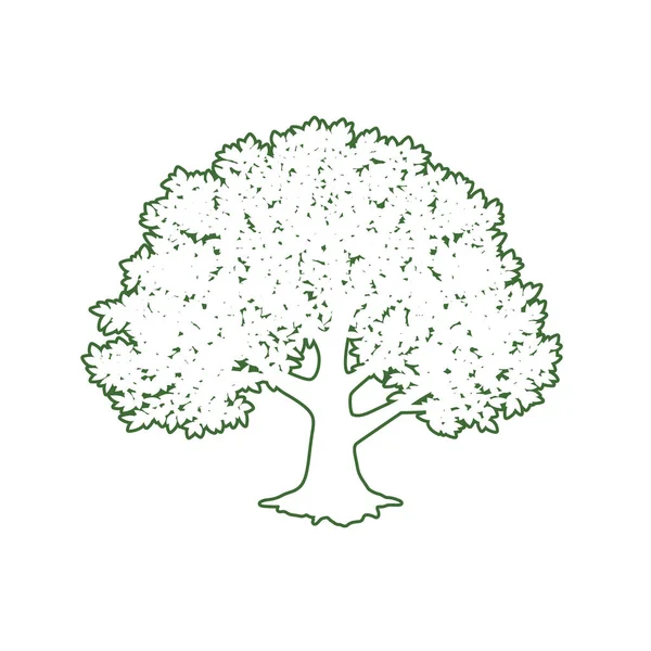 Logo Arbre Vert Design Illustration Vectorielle Nature Design Logo Écologique — Image vectorielle