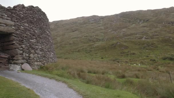 Őskori druida fort, Írország — Stock videók