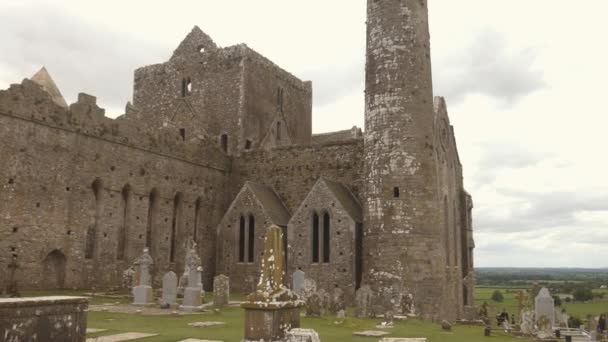Cashel, İrlanda'nın Rock Panoraması — Stok video