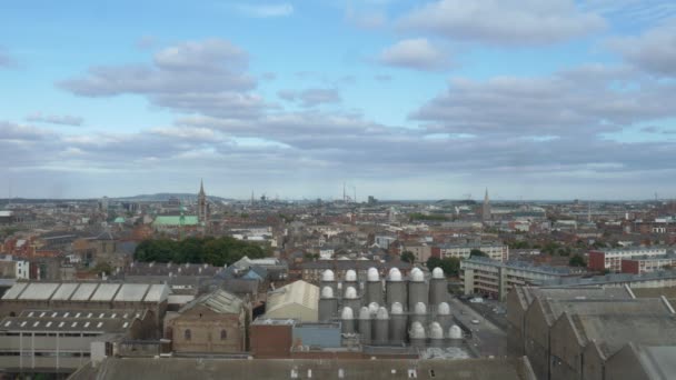 Skyline van Dublin — Stockvideo