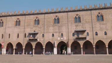 Ducal Sarayı Mantua gelen turist