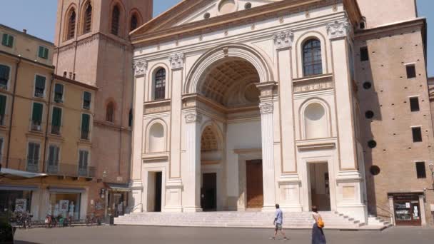 Sant'Andrea-templom Mantova — Stock videók