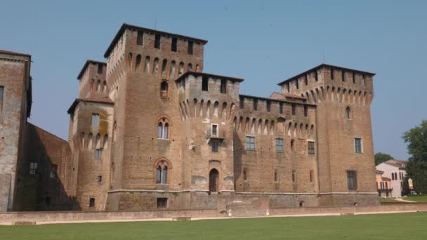 Majestuoso castillo de San Jorge en Mantua — Vídeos de Stock