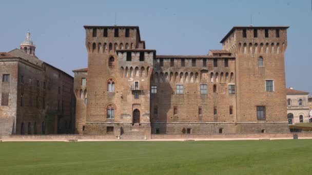 Saint George Castle in Mantua — Stock Video