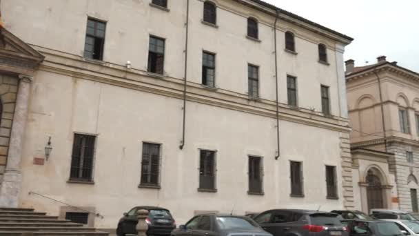 Puerta de entrada del Collegio Ghislieri en Pavía, PV, Italia — Vídeos de Stock