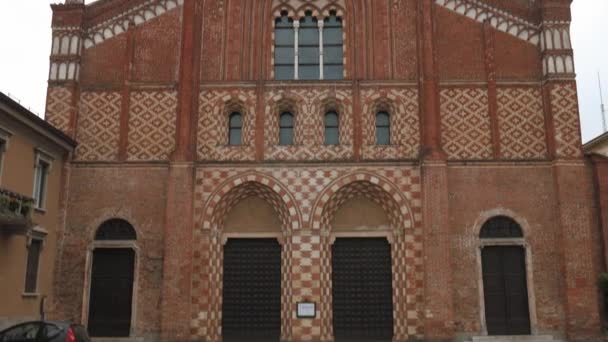 San francesco kirche in pavia, pv, italien — Stockvideo