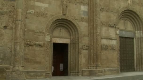 San Michele Maggiore Basilica, Pavia, Pv Italien — Stockvideo
