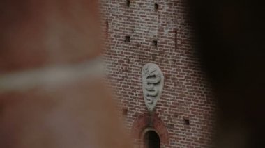 Sforza arması, uzaklaştırmak, Vigevano, Pv, İtalya