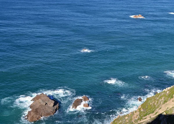 Cabo Roca Portekiz Uçurumdan Atlantik Manzarası — Stok fotoğraf