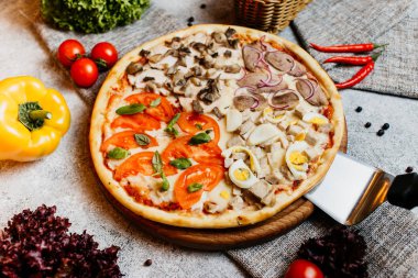 Masada sebzeli pizza