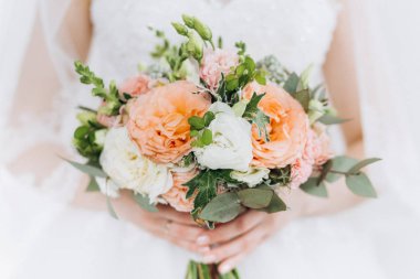 Düğün güzellik turuncu düğün çiçekleri.