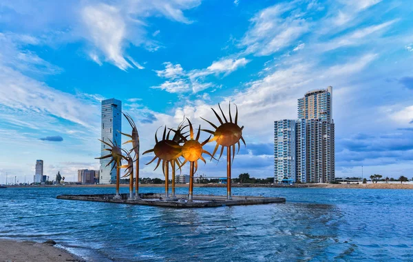 Jeddah City Landmarks Arábia Saudita — Fotografia de Stock