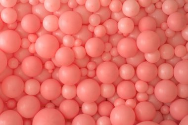 doku pembe şişme topları, balonlar