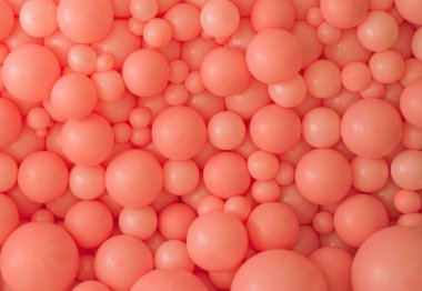 doku pembe şişme topları, balonlar