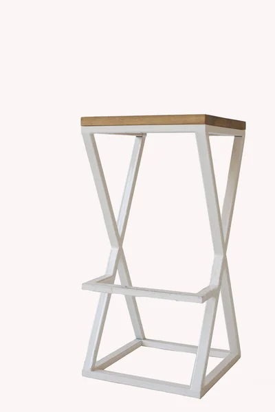 Loft stil stol på vit bakgrund. stol isolerad — Stockfoto