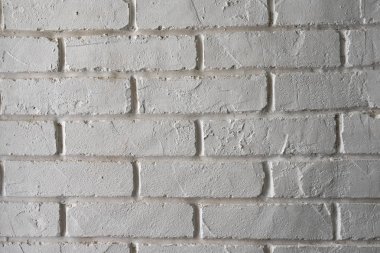 Doğal ışık antik krem bej sarı kahverengi tuğla duvar dokulu arka plan dikişsiz tasarım vintage tarzı. beyaz tuğla duvar, bir arka plan olarak beyazlatma duvar dokusu