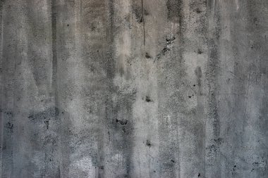 Gri beton duvar arka plan dokusu. Kaba kirli leke beton doku duvarı