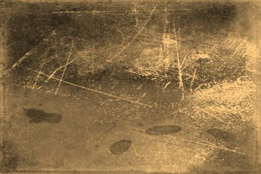 Lekeler ve çizikler ile eski fotoğraf dokusu. Vintage ve antika sanat konsepti. Beyaz bir arka plan üzerinde izole lekeler ilerlikli boş yaşlı eski kirli çerçevenin ön görünümü. Ayrıntılı closeup stüdyo çekimi.