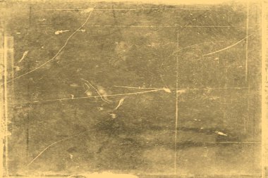 Lekeler ve çizikler ile eski fotoğraf dokusu. Vintage ve antika sanat konsepti. Beyaz bir arka plan üzerinde izole lekeler ilerlikli boş yaşlı eski kirli çerçevenin ön görünümü. Ayrıntılı closeup stüdyo çekimi.