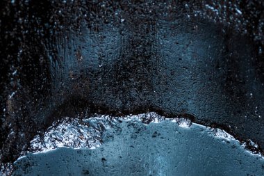 ham petrol yüzeyi dokusu. Petrol ürünleriyle kirlilik.