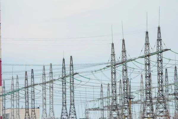 Hlavní Energetické Elektrárny Úspory Energie — Stock fotografie