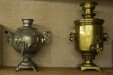 Rus geleneği. Çay partisi samovar