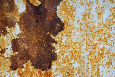 Koyu yıpranmış paslı metal doku arka plan. Metal levha abstrack arka plan kavramı üzerinde Pas doku. eski metal demir pas arka plan ve doku